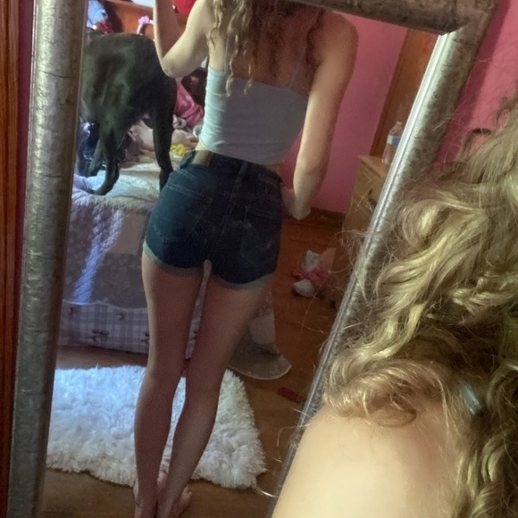 American Eagle Denim Next Level Stretch Shorts 000 - Picture 2 of 7